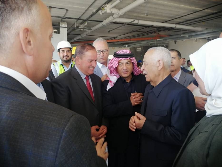 العيسوي يتفقد سير العمل في المدرسة المنمذجة الأولى في لواء بني كنانة..صور 