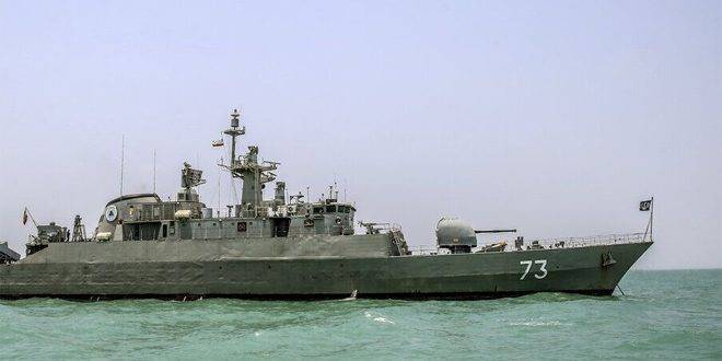 البحرية الإيرانية تحتجز سفينة ترفع علم جزر مارشال