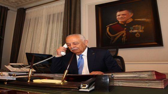 العيسوي ينقل تعازي الملك إلى الطراونة