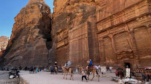 البترا تستعد لتخطي حاجز النصف مليون زائر قبل نهاية أيار