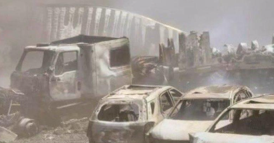 مصرع وإصابة 36 شخصا في تصادم مئة سيارة في اميركا