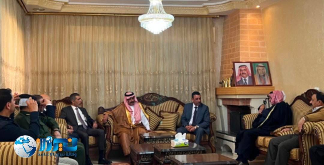 مستشار الملك لشؤون العشائر الحجايا  يزور الشيخ سعود بشير الخرباش الجبور ناقلا تحيات جلالة الملك وولي عهده ...صور