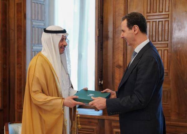 ما اول تعليق للسفير السعودي في الاردن بعد لقاء الاسد ؟