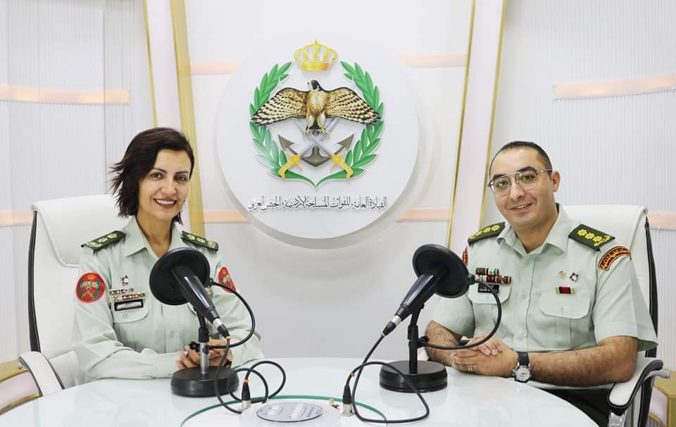 إذاعة الجيش العربي تستضيف النقيب الطبيب براء محمد الفلاحات