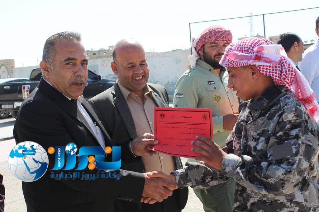 المحاميد يرعى تخريح طلبة التديب العسكري والتربية الوطنية ...صور
