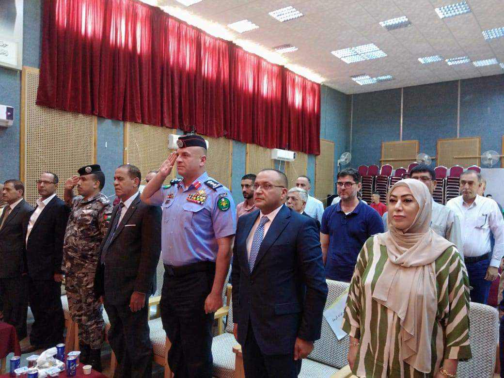 الشرطة المجتمعية تشارك باحتفال الرمثا بالأعياد الوطنية