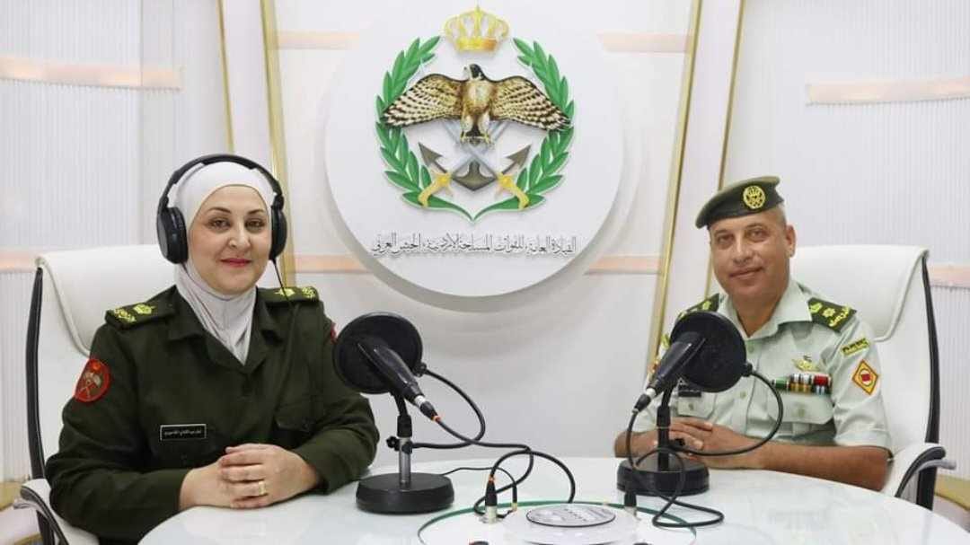 اذاعة الجيش العربي  تستضيف المقدم الركن امين المقدادي