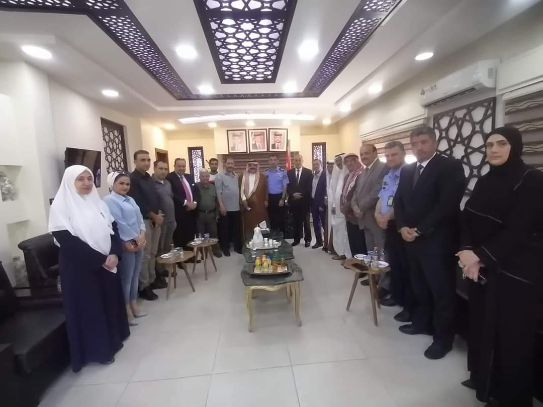 متصرف لواء ماركا  الماضي يترأس إجتماع مجلسي الأمن المحلي لماركا وطارق