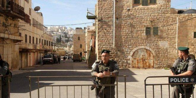 الاحتلال يمنع لجنة إعمار الخليل من استكمال ترميم مبنى في محيط الحرم الإبراهيمي