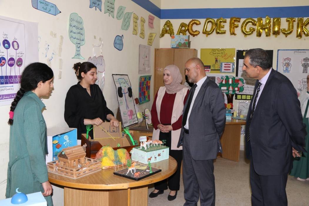 معرض للوسائل التعليمية بتربية الشونة الجنوبية