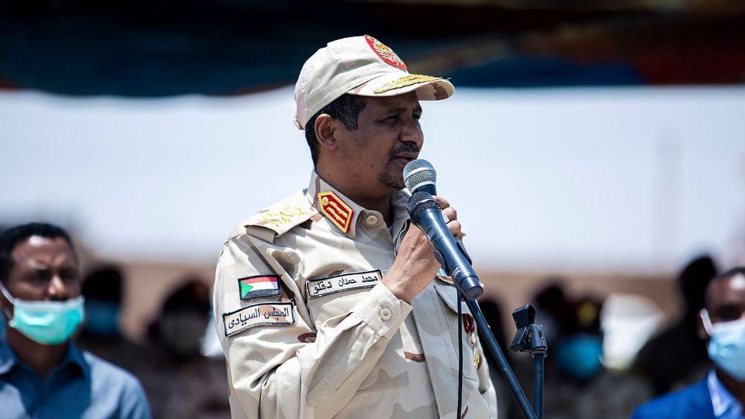 قائد قوات الدعم السريع  البرهان فاقد للشرعية ولن نتراجع حتى إنهاء الانقلاب