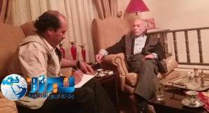 الزميل الجبور يجري مقابلة إعلامية مع  الاعلامي الحديدي في العام 2018  ..تفاصيل