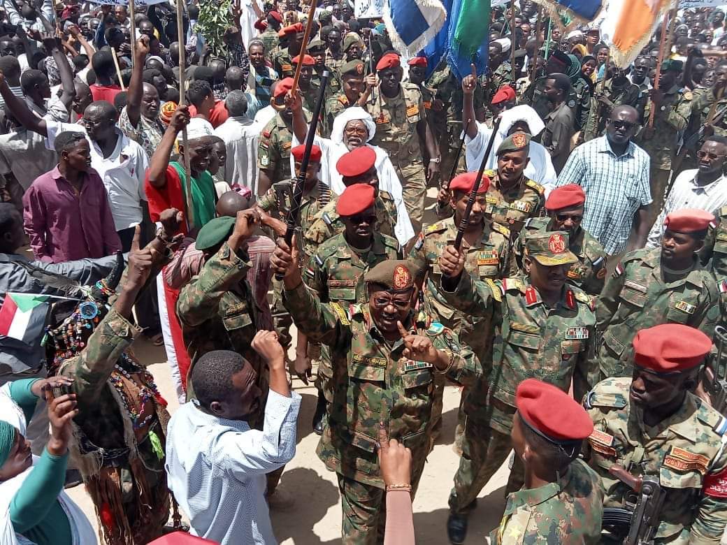 قطاعات واسعة بالنيل الازرق تؤكد دعمها للقوات المسلحة السودانية