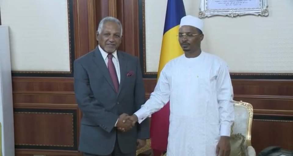 الرئيس التشادي يستقبل مبعوث رئيس مجلس السيادة..صور