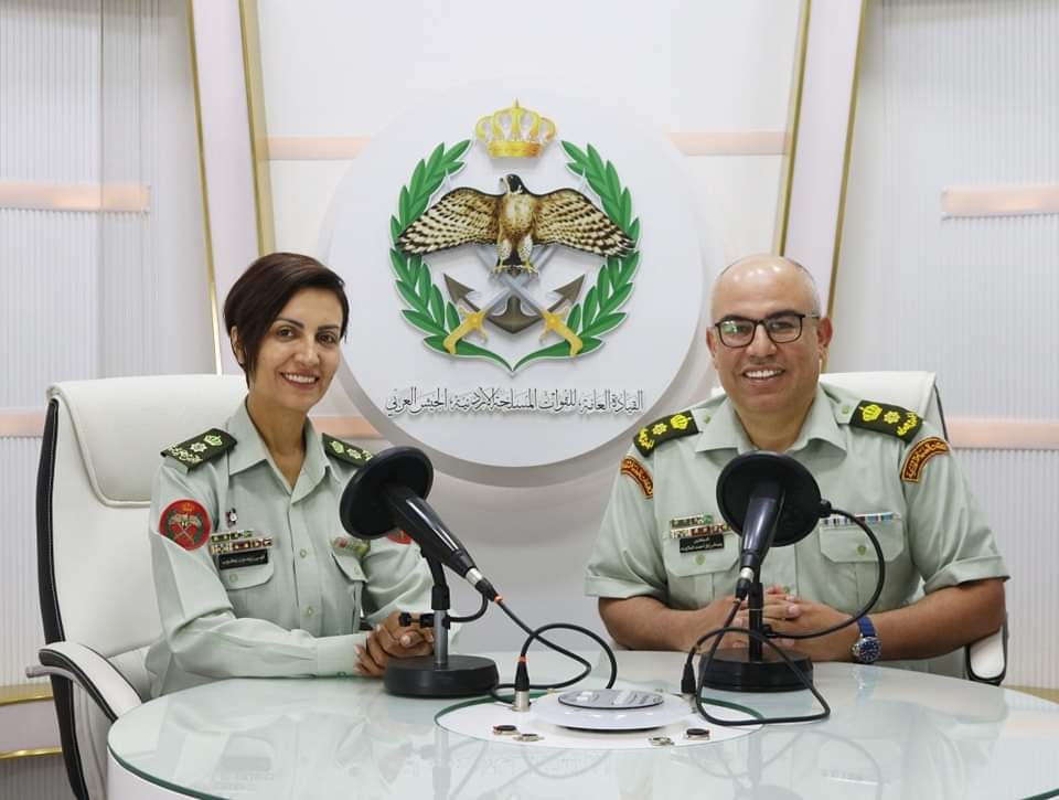إذاعة  الجيش العربي تستضيف المقدم الطبيب عبدالرزاق البلاونة