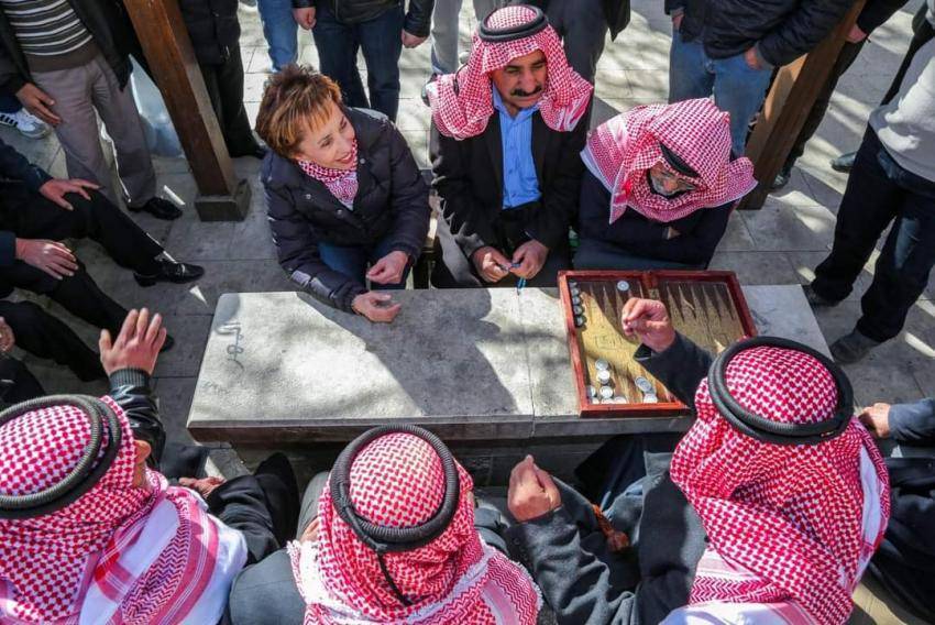 الأميرة بسمة تزور السلط