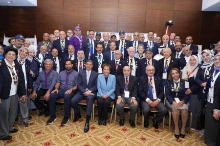 الأميرة بسمة ترعى فعاليات مؤتمر رواد الكشافة والمرشدات العرب