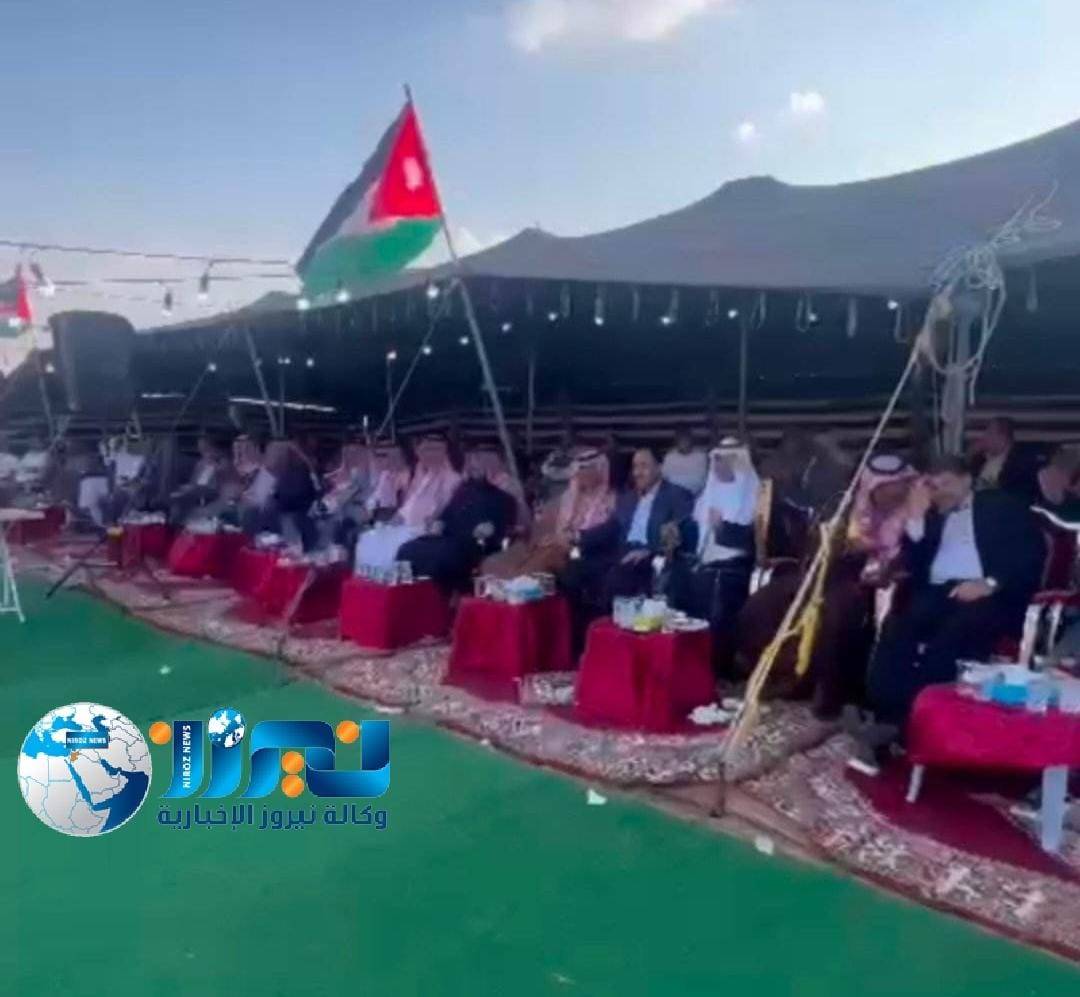 عشائر الكعابنه  تقيم احتفالا ضخما فرحا بزفاف ولي العهد  صور