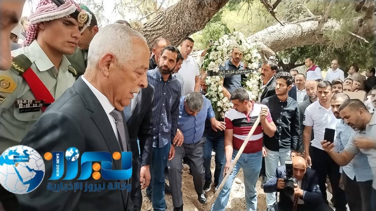 مندوبًا عن الملك...العيسوي يشارك في تشييع جثمان علي الفزاع العواملة ....صور وفيديو