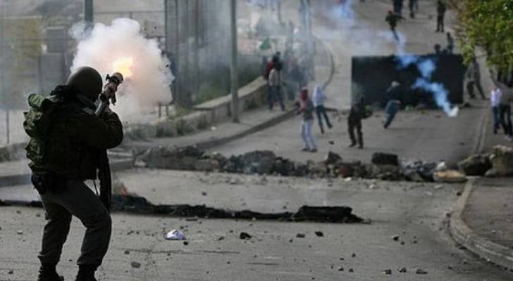 إصابات بالاختناق خلال مواجهات مع الاحتلال