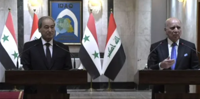 لقاء عراقي سوري بحث قضايا المخدرات والمساعدات الإنسانية