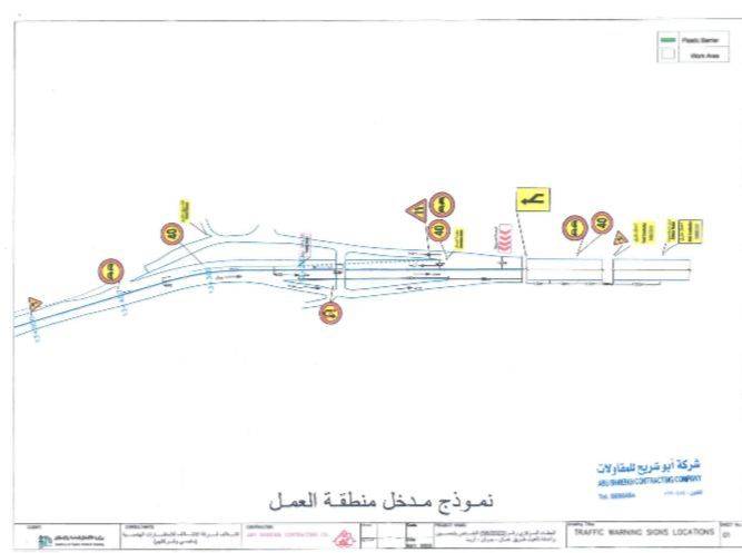 الأشغال تبدأ أعمال صيانة جزء من طريق عمان  جرش  اربد مساء الاثنين