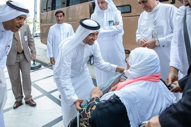 استقبال الفوج الأول من  مطوفي حجاج العرب  لضيوف الرحمن من الجزائر والعراق