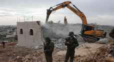 هدم منزل والاستيلاء على آلاف الدونمات في المزرعة الغربية قرب رام الله
