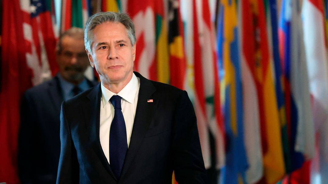 وزير الخارجية الأمريكي يصل إلى السعودية