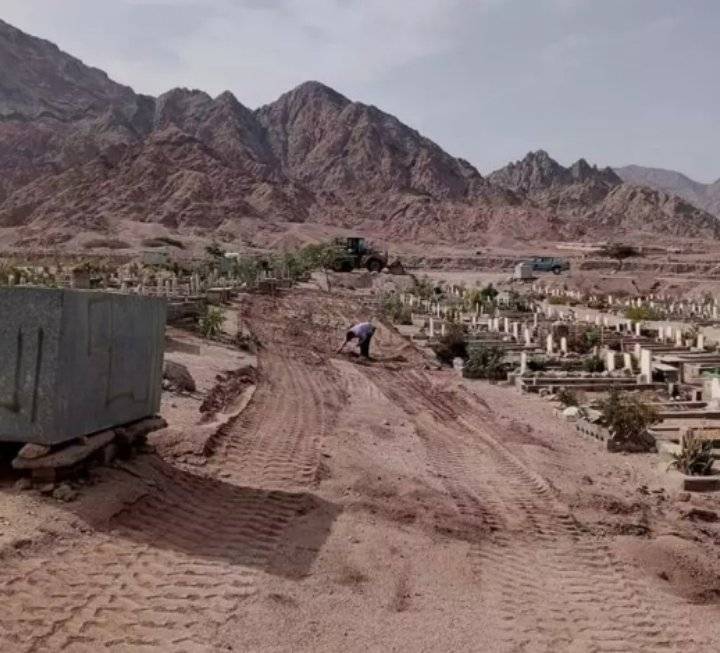 سلطة العقبة الخاصة تنفذ اعمالا” لتصويب اوضاع المقبرة الاسلامية