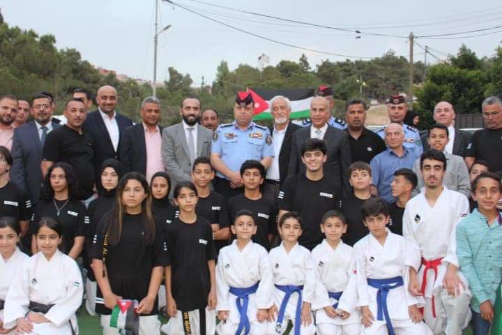 مدير شرطة شمال عمان يرعى إحتفال اكاديمية صقور الاردن للكراتيه_صور