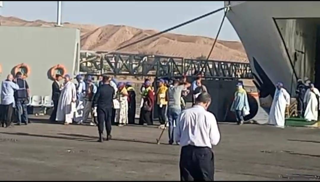 وصول طلائع الحجاج المصريين الى العقبة