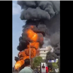 انفجار محطة وقود في صعيد مصر