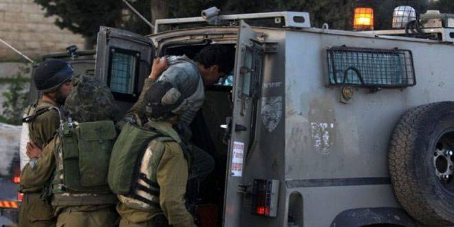 قوات الاحتلال تعتقل 9 فلسطينيين في الضفة الغربية
