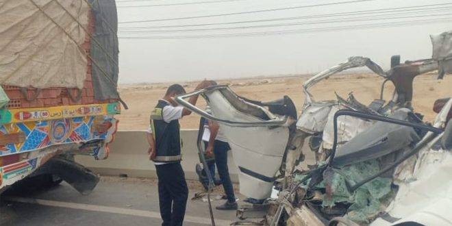 مصرع 15 شخصاً جراء حادث سير في مصر