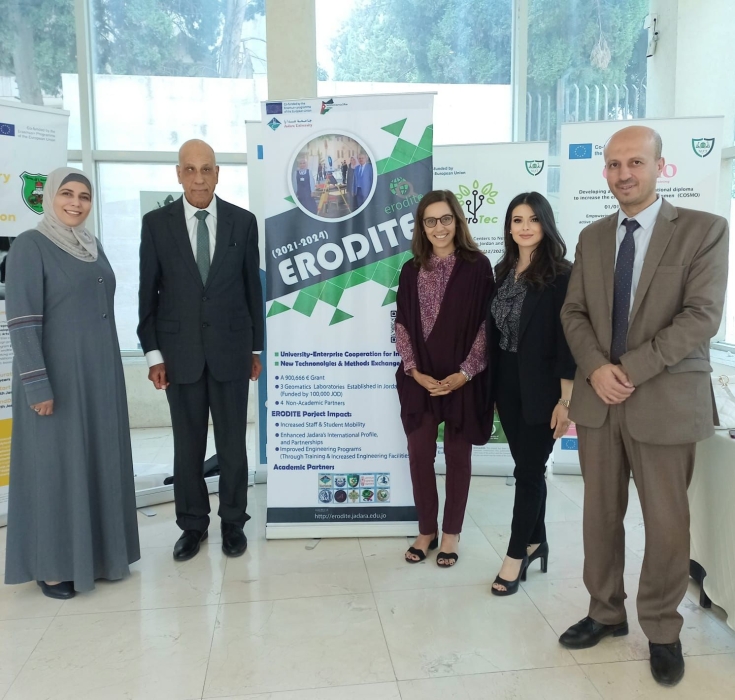 جامعة جدارا تشارك في معرض ايرازموس الوطني