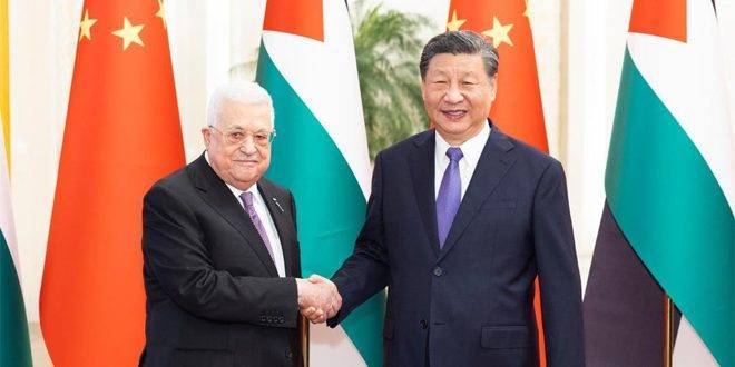 الرئيس الصيني: ندعم مساعي فلسطين لتصبح دولة كاملة العضوية في الأمم المتحدة