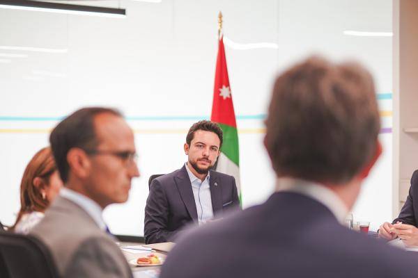 ولي العهد: أهمية استثمار القطاع الخاص بالشباب الأردني