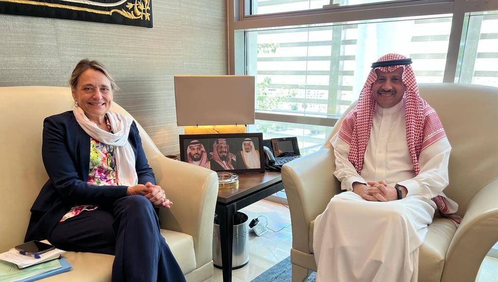 السديري يلتقي نائب المنسق الخاص للأمم المتحدة لعملية السلام في الشرق الأوسط