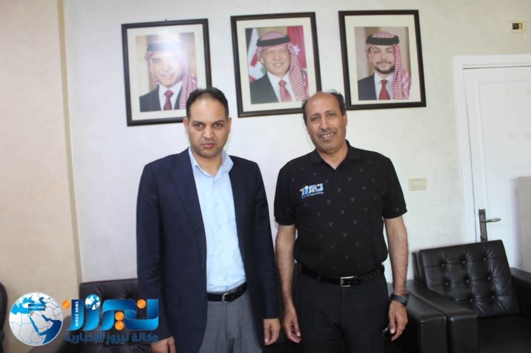 مدير تربية لواء ناعور يستقبل  أسرة موقع نيروز الاخباري