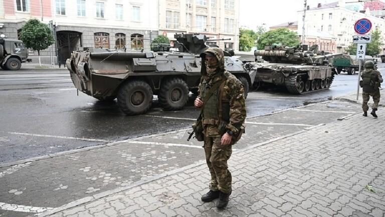 دبابات فاغنر تبدأ بمغادرة مدينة روستوف