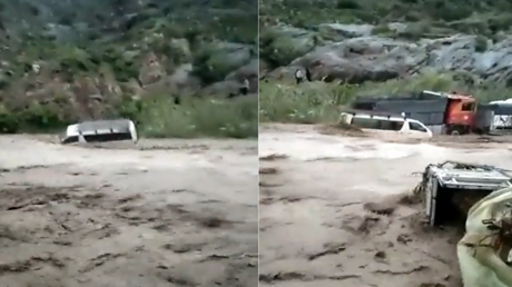 اليمن.. العثور على جثث 22 شخصا جرفت السيول سياراتهم