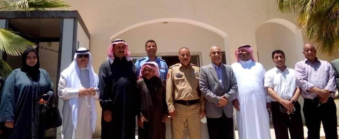 اجتماع في شرطة البادية الوسطى في الموقر