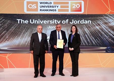 رسمياً.. الأردنية ضمن أفضل 500 جامعة بالعالم