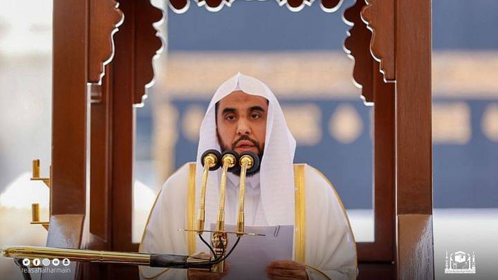 خطيب الحرم المكي: هنيئاً لمن كان حَجّه مبروراً وسعيه مشكوراً وعمله مقبولاً