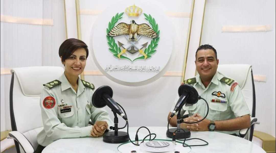 اذاعة الجيش العربي تستضيف الرائد الطبيب رعد الشخانبة
