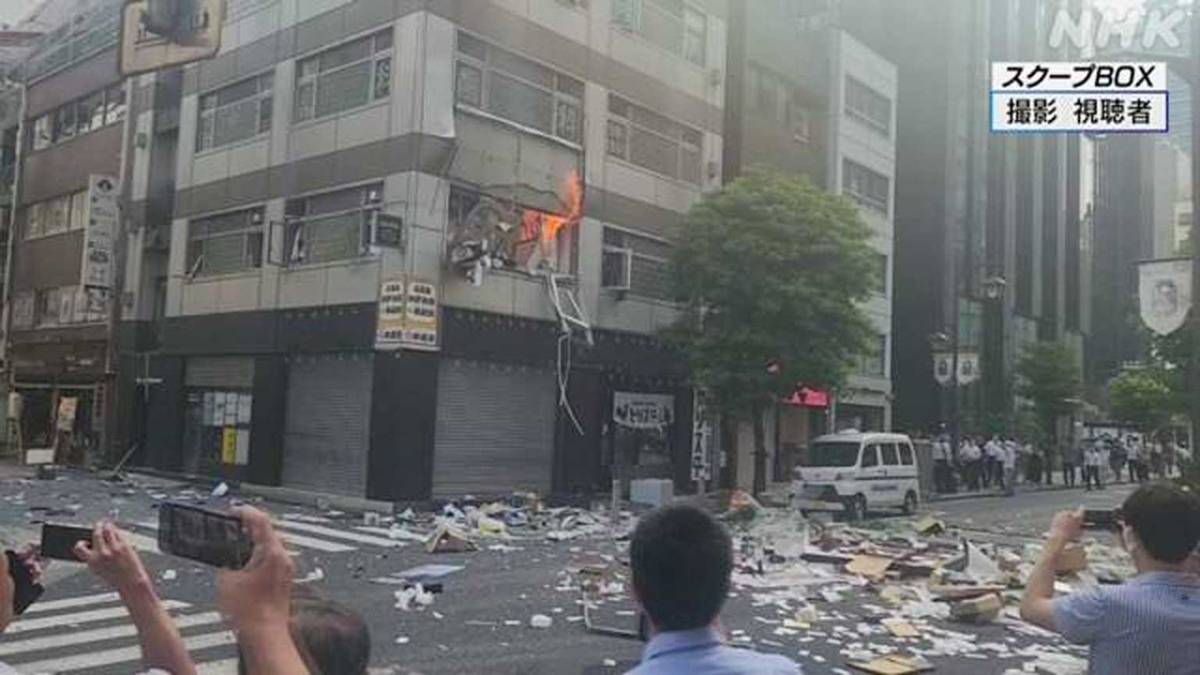 إصابة 4 أشخاص في انفجار بمبنى وسط طوكيو