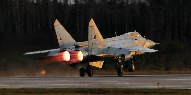 تحطّم مقاتلة (ميغ 31) خلال رحلة تدريب في كامتشاتكا الروسية