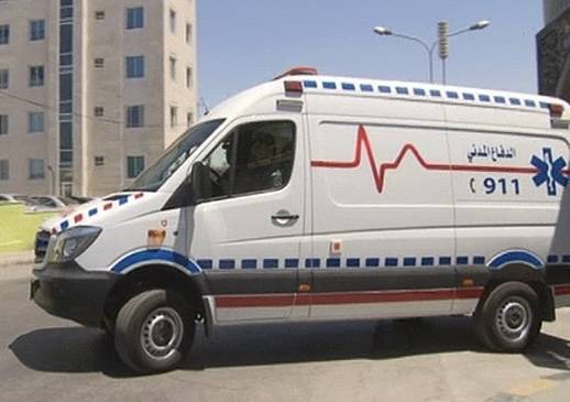 اصابتان بحادث تصادم مركبيتن في جبل النزهة