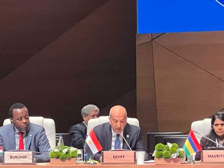 مصر تلقي بيانها أمام الاجتماع الوزاري لحركة عدم الانحياز في باكو